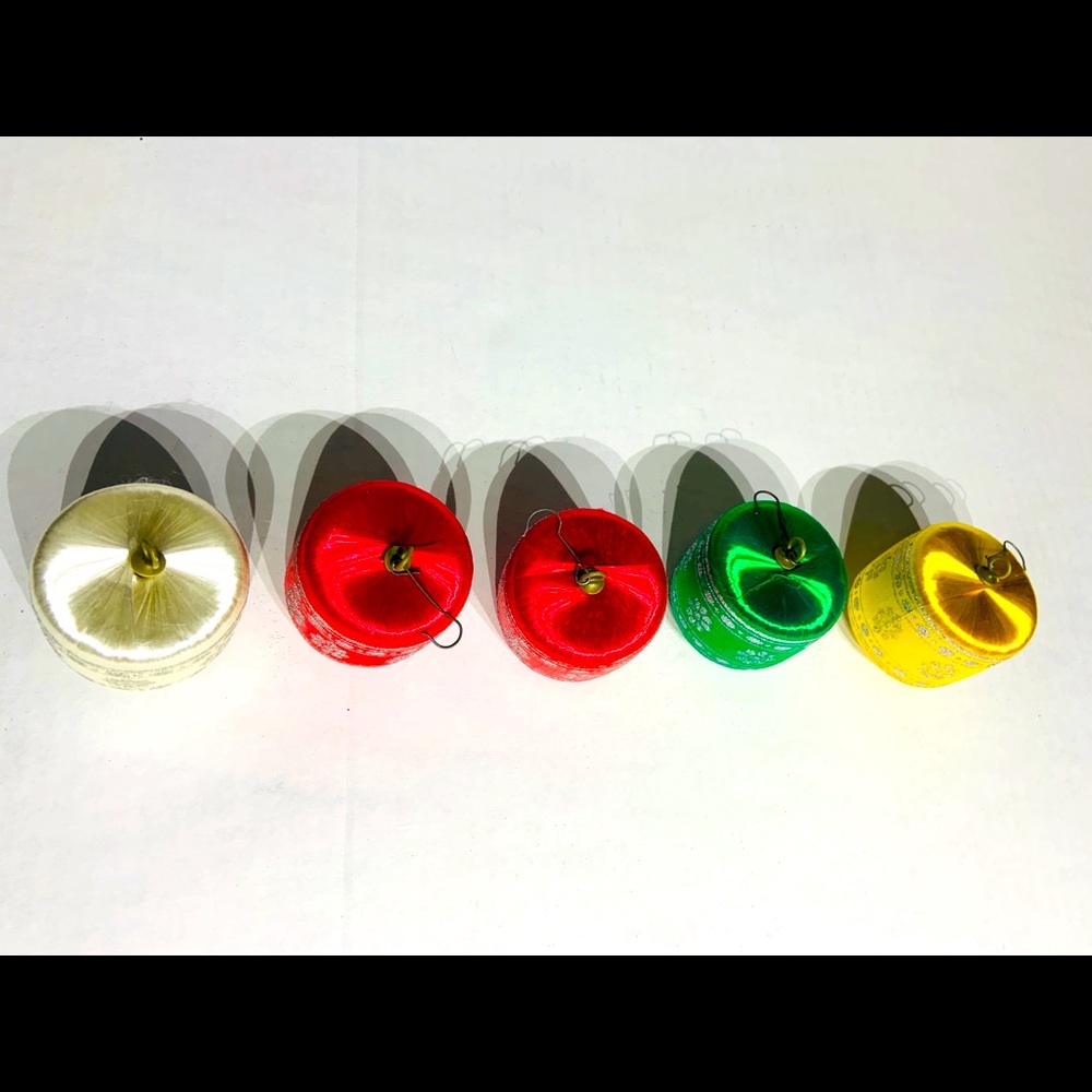 Vintage Christmas ornaments lot of 5/ 60’s & 70’s